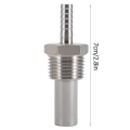 Miniatyrbillede 7 af 8: 1/2" MPT Oxygen Stone 1/4' Barb Inline Carbonation Beluftning Homebrew Stone (0,5 Micron)