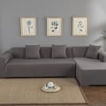 Miniatyrbillede 4 af 4: Strækbar Sofaovertræk 2/3 Personers Sofaovertræk Møbelbeskytter Sofa Farve Sofaovertræk