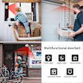 Miniatyrbillede 3 af 4: Trådløs Dørklokke, Bevægelsessensor Dørklokke, Butik Velkomst Buzzer Monitor med PIR Detektor
