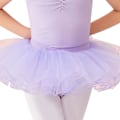 Miniatyrbilde 2 av 3: Ballet treningskjole sett med korte ermer 105CM lilla