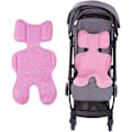 Miniatyrbilde 2 av 5: Pusteevne 3D Air Mesh Baby Stroller Liner - Kjølig og komfortabel seteunderlag for barnevogn og barnevogn