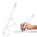 Miniatyrbillede 1 af 5: 1 hvid genopladelig universal kapacitiv stylus, stylus pen berøringsskærm høj præcision universal kapacitiv stylus, kompatibel med
