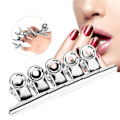 Miniatyrbild 4 av 6: 5 st rostfritt stål C Curve nagelförlängningsklämmor - multifunktionella nail art