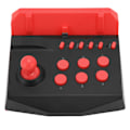 Pikkukuva 1 / 8: Arcade-peliohjain, Plug and Play -taisteluohjain räjähdysfunktiolla Switch Litelle, musta-punainen