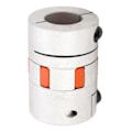 Miniatyrbillede 5 af 8: Blomme Shaft Kobling Servo Motor Kugleskrue Aluminiumlegering Fleksibel Kobling 24mm Indre Diameter D45L65