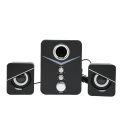 Miniatyrbild 1 av 8: D‑221 Bluetooth datorhögtalare Deep Bass 2.1-kanals Mini Desktop-högtalare för bröllopsfest Svart