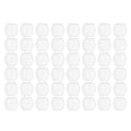 Miniatyrbillede 2 af 8: 48 stk. ammeindlæg, hudvenlige, tynde, hurtigt absorberende, ikke-vævet materiale, engangsbrugspuder til ammende mødre