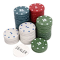 Pikkukuva 3 / 8: 100 kpl / Box Pokerimerkit Professional Family Educational Digital Chips Set