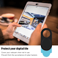 Miniatyrbilde 7 av 8: 3 stk metall linsedeksel kamera personvern beskyttelses klistremerke webkamera deksel for smarttelefoner nettbrett (blandet)