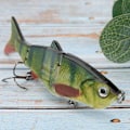 Pikkukuva 8 / 8: 12cm/18g ABS-muovia moniosainen keinotekoinen kalastusviehe uinti syötti merikovat vieheet kalastustarvikkeetY145-2