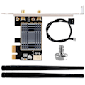 Miniatyrbillede 1 af 5: N1202 AR5B22 2.4G/5G Dual Band PCIE Netværkskort med Bluetooth 4.0