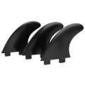 Miniatyrbilde 3 av 8: 3 stk FCS Surfebrett Hale Finne Sett Venstre Midtre Høyre Surfe Tilbehør Nylon Plast Glassfiber Surfebrett Hale Finne
