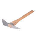 Miniatyrbillede 2 af 8: Pick Axe Enkel Praktisk Fin udførelse Rustfrit stål Træmateriale Graveværktøj