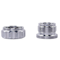 Miniatyrbillede 4 af 5: 2\" 51mm Aluminiumslegering Svejset På Påfyldningsstuds Og Autodele Modificeret Brændstoftankdæksel Sølv