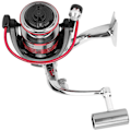 Pikkukuva 2 / 8: AL Metal Spinning Reel 13+1BB 5.0:1 Vaihdesuhde Taitettava Vapatuki Kalastuspyörän Lisävaruste (AL1000)