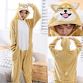 Miniatyrbild 1 av 5: Akita Dog Onesie - Mysiga vintersovkläder för kvinnor och flickor