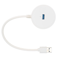 Miniatyrbillede 2 af 8: USB Hub 4 USB3.0 porte USB 3.0 splitter 5 Gbps transmission 10 TB stor kapacitet 4 port hub til Windows til OS X til Linux