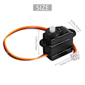 Miniatyrbilde 4 av 5: 2g Digital Servo 2.2g Servo kompatibel med -modell Fly Lastebiler Orlandoo Hunter Oppgraderingsdeler Universal