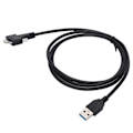 Miniatyrbild 8 av 8: USB 3.0-datakabel, typ C, dubbla skruvlåsning till standard med 0,6 tum skruvavstånd för dator