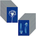 Miniatyrbillede 1 af 5: 60 Ark Soltryk Papir Cyanotype Papir Kit, A5 Solkunst Papir med 1 Plastikværktøj kompatibelt med Soltryk, Solar Paper-B16