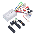 Miniatyrbillede 6 af 8: 24V 350W børsteløs motorcontroller Twist Throttle Grip med låsnøgle til elcykel
