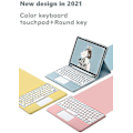 Miniatyrbillede 2 af 5: iPad Pro 12.9 5. generation Touch Keyboard Case med Bluetooth Mus Pink