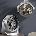 Miniatyrbillede 4 af 5: Højhastigheds Luftcirkulationsventilator Med Lys Justerbare Tilstande Luftkøler Til Hjem Soveværelse (stemmestyring) F R