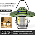 Miniatyrbild 3 av 5: Bärbar Laddningsbar LED Campinglykta med Magnetisk Powerbank för Utomhusaktiviteter