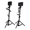 Miniatyrbilde 7 av 8: LED-påfyllingslys Dimbar 6000K USB LED-videolys med justerbart stativ for konferansesamtale Streaming videofotografering