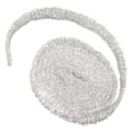 Miniatyrbillede 2 af 8: Rhinestone Strip 5yd lang 0,4 tommer bred gennemsigtig hvid sikker holdbar krystalbånd til bryllupsfest fødselsdag