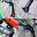 Miniatyrbillede 7 af 8: Bjergcykel 13T Keramisk Leje Bagskifter Remskive til 8/9/10/11 Hastighed Blå