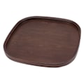Pikkukuva 5 / 8: Tee-Tablett Bambus Teetablett Erfrischung Getrocknete Früchte Teetasse Servierplatte Walnuss Holzfarbe L