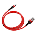 Miniatyrbilde 5 av 8: 1M 3A Hurtiglading Kabel Flettet USB Lader Laderkabel Data Synkronisering Laderledning Micro USB