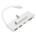 Pikkukuva 2 / 8: OS X AIO PC:lle tarkoitettu USB C -keskitin 6-in-1 USB3.1 Gen2 10 Gbps Plug and Play Type C -kiinnityskisko 24 tuuman tietokoneen siirtoon