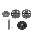 Miniatyrbillede 5 af 8: Mountain Road Cykel Computer Holder Stilk Top Cap Stopur GPS Speedometer Mount (Sort)