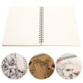 Miniatyrbild 6 av 8: 2 st konstmaterial tom skissbok anteckningsbok DIY-omslag 16k för ritning målning Graffit-papper