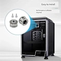 Miniatyrbillede 3 af 5: Ny 3D-printer Dual Gear Extruder Kit kompatibel med K1/K1C/K1 Max/Ender3/V3 Plus V3 Opgradering 3.0 Hærdet Stål
