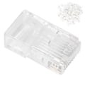Miniatyrbilde 5 av 8: 100 stk RJ45 Cat5E modulære uskjermede gullbelagte nettverkskabelkontakter for spilldatamaskiner Ruter