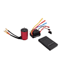 Miniatyrbild 5 av 8: S3650 2300KV Vattentät Borstlös Motor 60A RC Borstlös ESC Programmeringskort Kit för 1/10 Fjärrkontrollbil