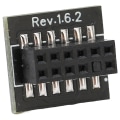 Miniatyrbillede 7 af 8: TPM 2.0 Krypteringssikkerhedsmodul 12Pin LPC Interface Fjernkort Krypteringssikkerhedsmodul til GIGABYTE 12Pin LPC Tpm2.0