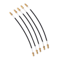 Miniatyrbillede 2 af 8: 5 stk Nylon Tailgut Tail Gut Tailcord med messing skrueforbindelse til 3/4 4/4 violin