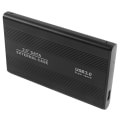Miniatyrbillede 7 af 8: Harddiskkabinet 2,5 tommer 4 TB LED-indikation Aluminiumshus Hot Swappable 5 Gbps USB 3.0 Port Ekstern HDD-etui Sort