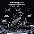 Miniatyrbild 4 av 5: Trådlös billaddare, automatisk induktion, 10W Qi-laddning för Galaxy S10 S9 S8 S8+ S7 Edge, standardladdning för iPhone XS XR XS Max X 8 Plus Huawei