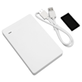 Miniatyrbilde 2 av 8: 2,5 tommers harddisk kabinett USB3.0 Plug and Play Mobil HDD kabinett Ekstern HDD kabinett adapter for Windows for OS Hvit