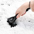 Miniatyrbilde 4 av 5: Isskraper Snøbørste Verktøy Isskrape Snøskuffe Magiske Skraper Isskrape og Børste for Bilkost (Rød)
