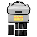 Miniatyrbilde 1 av 8: Brannsikker Lipo Safe Bag Eksplosjonssikker Lipo Safe Batteri Bag for Sikker Lading og Oppbevaring