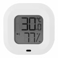 Miniatyrbillede 2 af 8: Smart Termometer Hygrometer til Bluetooth Indendørs Temperatur Fugtighedsmåler til Hjem Garage Drivhus Hvid