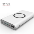 Miniatyrbilde 6 av 8: DIY Power Bank Case Type C Trådløs lading DIY Mobile Power Box Kit for 10000 mah Lithium Ion Battery Grå