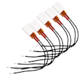 Miniatyrbillede 2 af 8: 5 stk PTC varmeplade keramisk termostatisk aluminium PTC varmeelement 70℃ sort kabel 12V