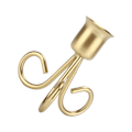 Miniatyrbild 3 av 8: Smidesjärnsljusstake Nordisk Retro Geometrisk Aromaterapi Ljusstake Stativ Heminredning Guld